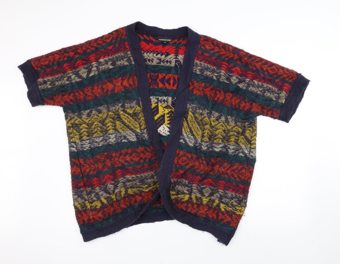 Warehouse Womens Blue   Jacket Coatigan Size M