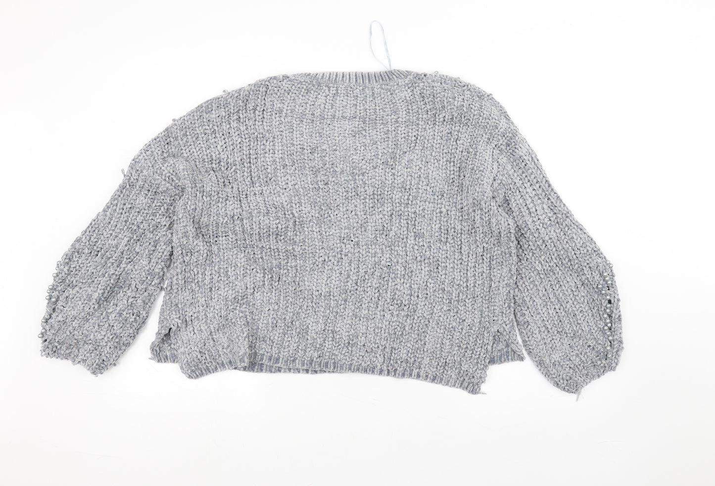 Wild flower Womens Grey   Pullover Jumper Size M