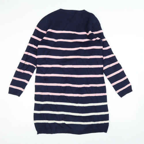 ulifestyle Womens Blue Striped  Jumper Dress  Size S