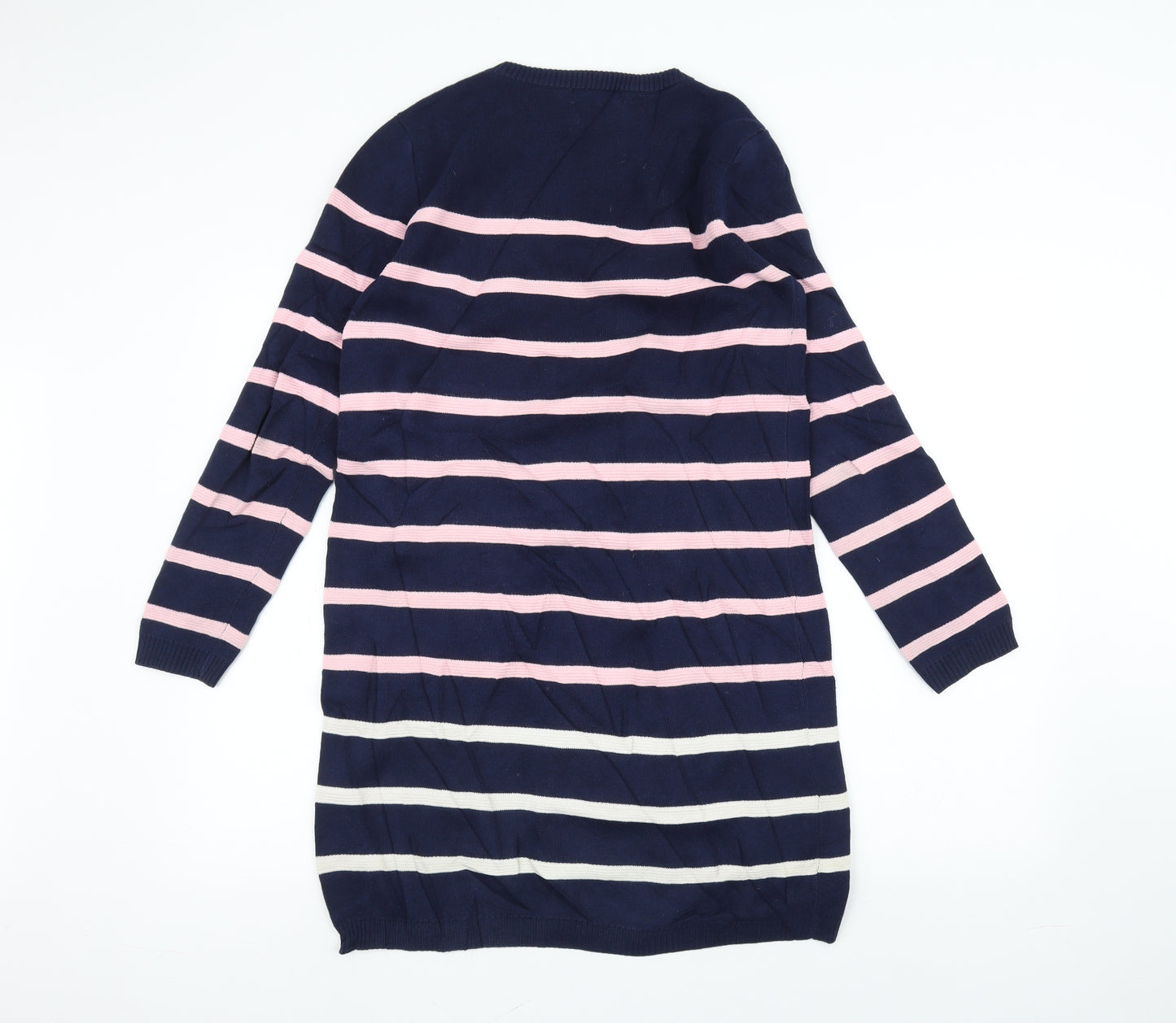ulifestyle Womens Blue Striped  Jumper Dress  Size S