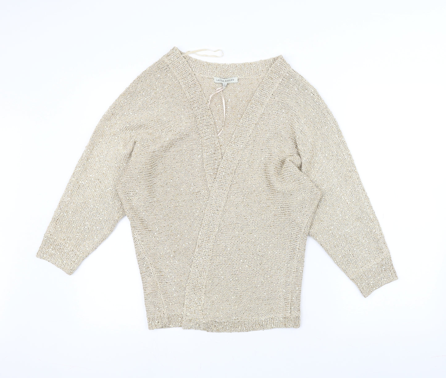 Laura Ashley Womens Brown   Cardigan Jumper Size 14