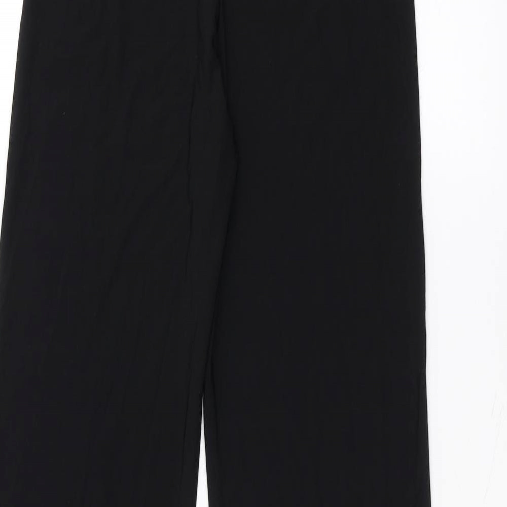 COLLUSION Womens Black   Trousers  Size 6 L26 in