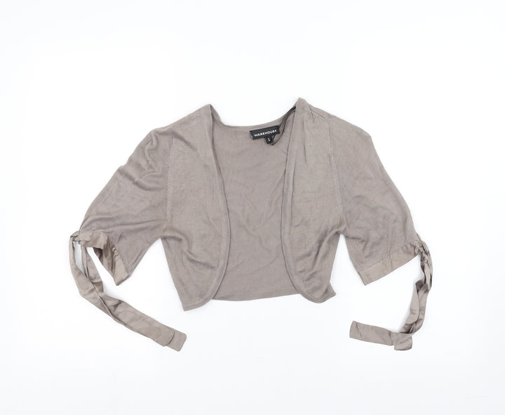 Warehouse Womens Brown Cardigan Jumper Size 6
