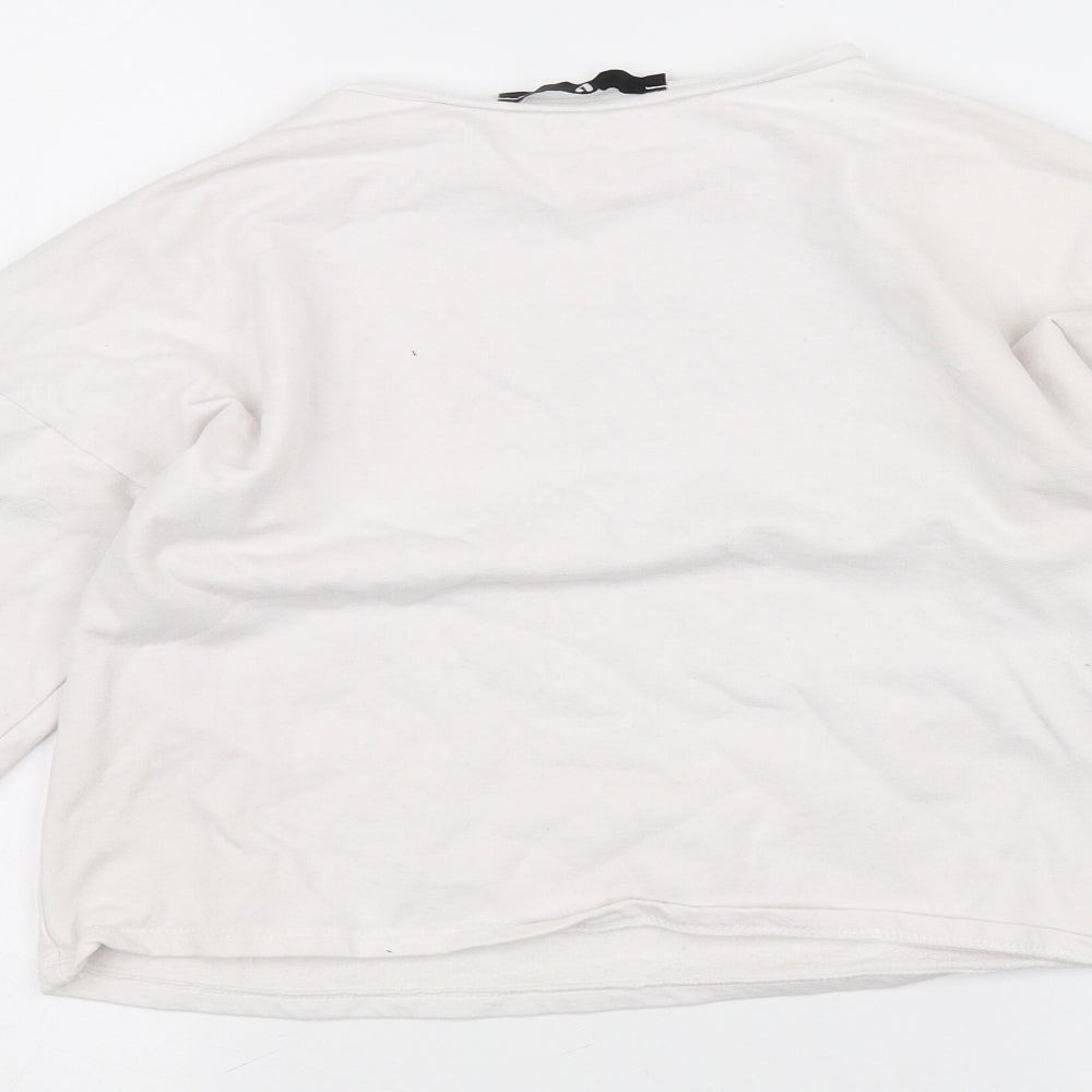Very Girls White   Pullover Jumper Size 11 Years