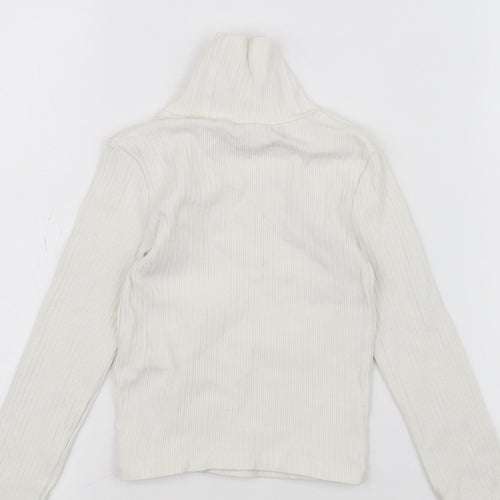 Primark Girls White   Basic T-Shirt Size 3-4 Years