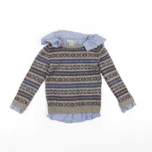 Jarvis Archer Baby Brown   Pullover Jumper Size 12-18 Months