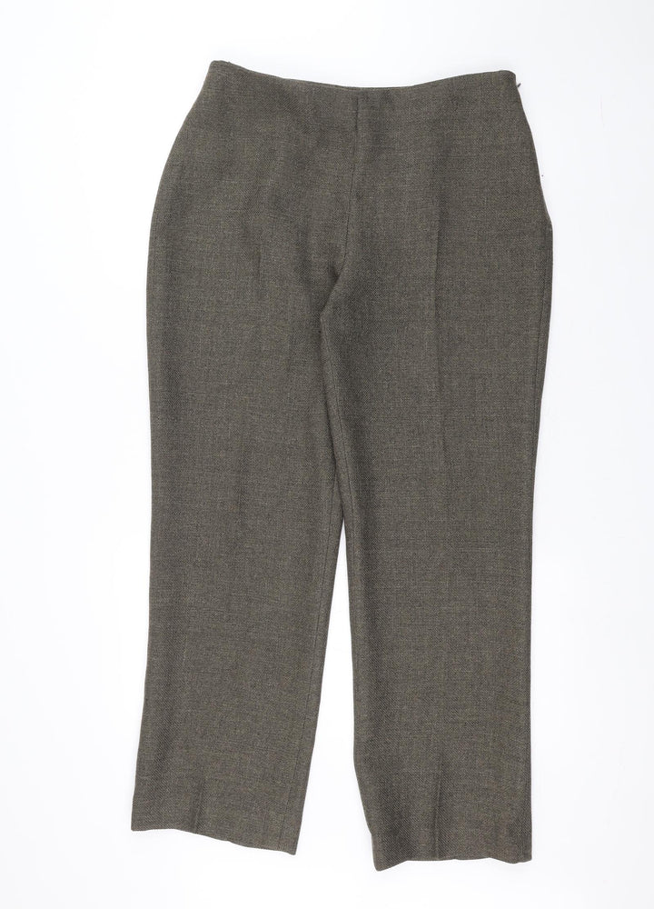 Berkertex Womens Brown Trousers Size 14 L27 in