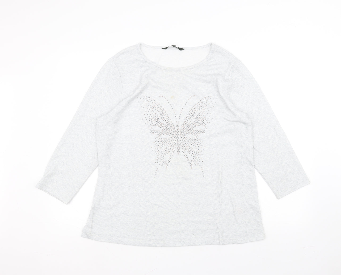 Love tees Womens White   Basic T-Shirt Size 16