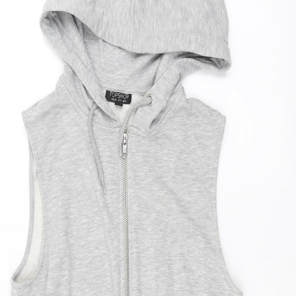 Topshop Womens Grey   Jumpsuit One-Piece Size 8