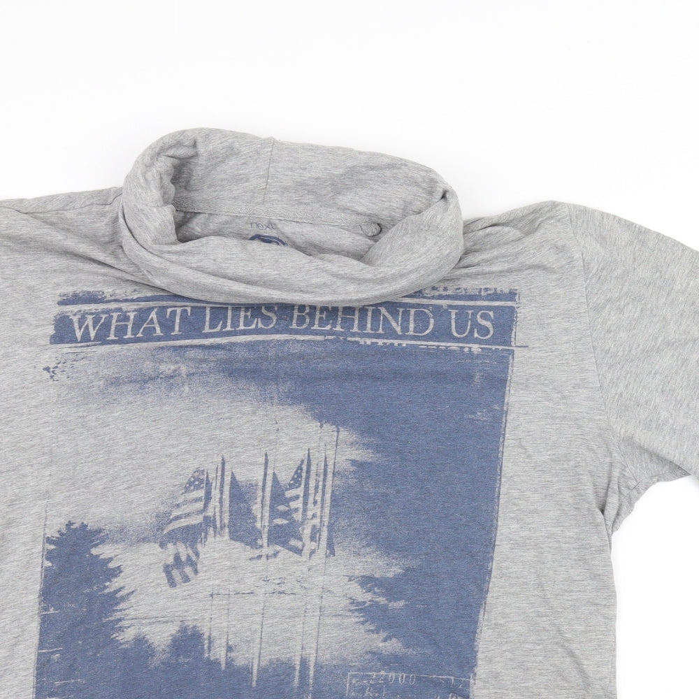 NEXT Mens Grey    T-Shirt Size L