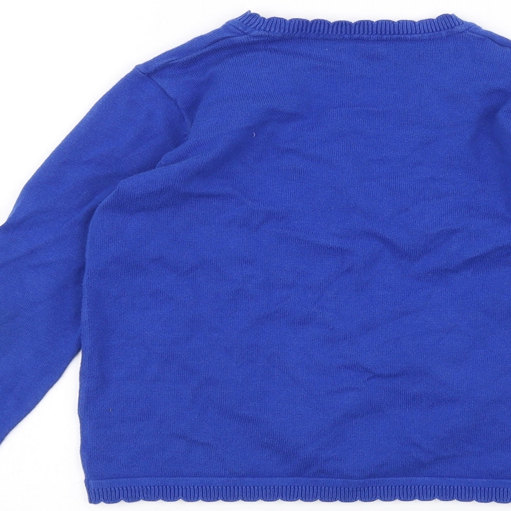 schoolwear Girls Blue   Cardigan Jumper Size 9 Years
