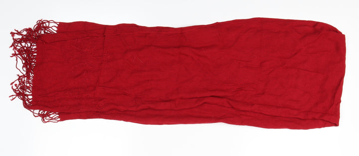 Preworn Unisex Red Scarf
