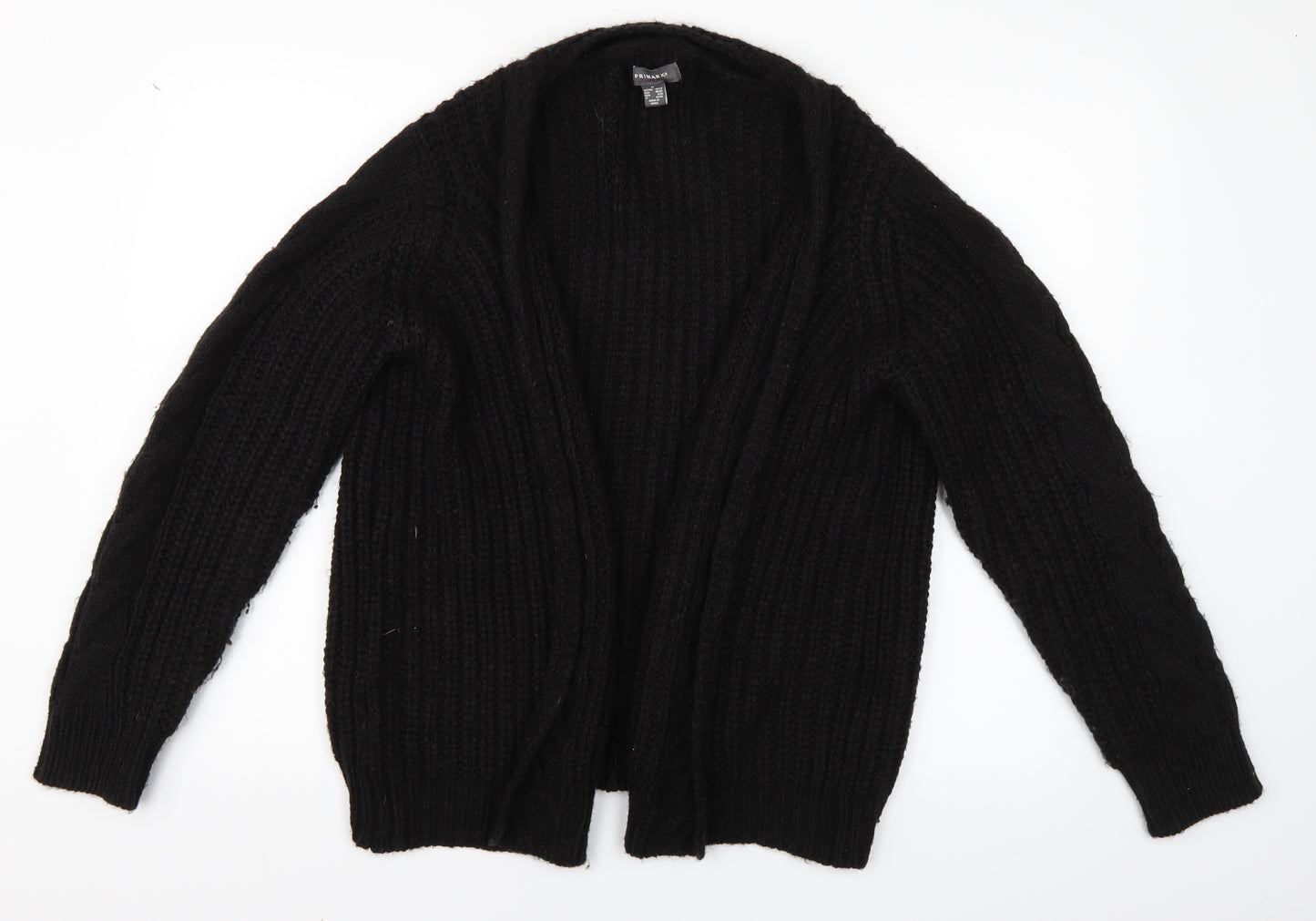 Primark Womens Black   Cardigan Jumper Size M