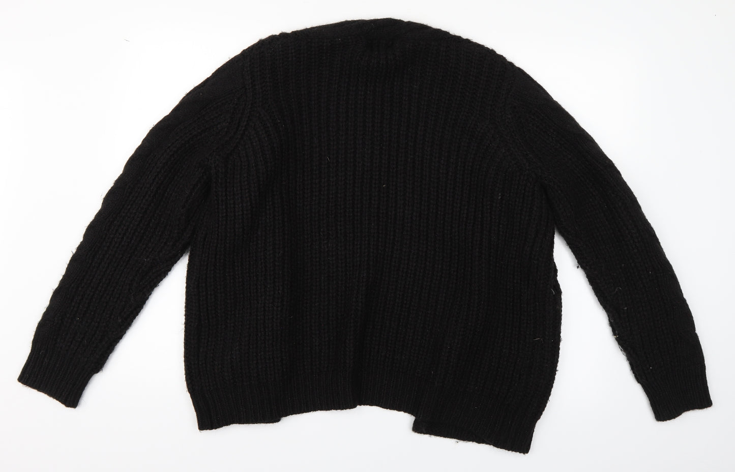 Primark Womens Black   Cardigan Jumper Size M