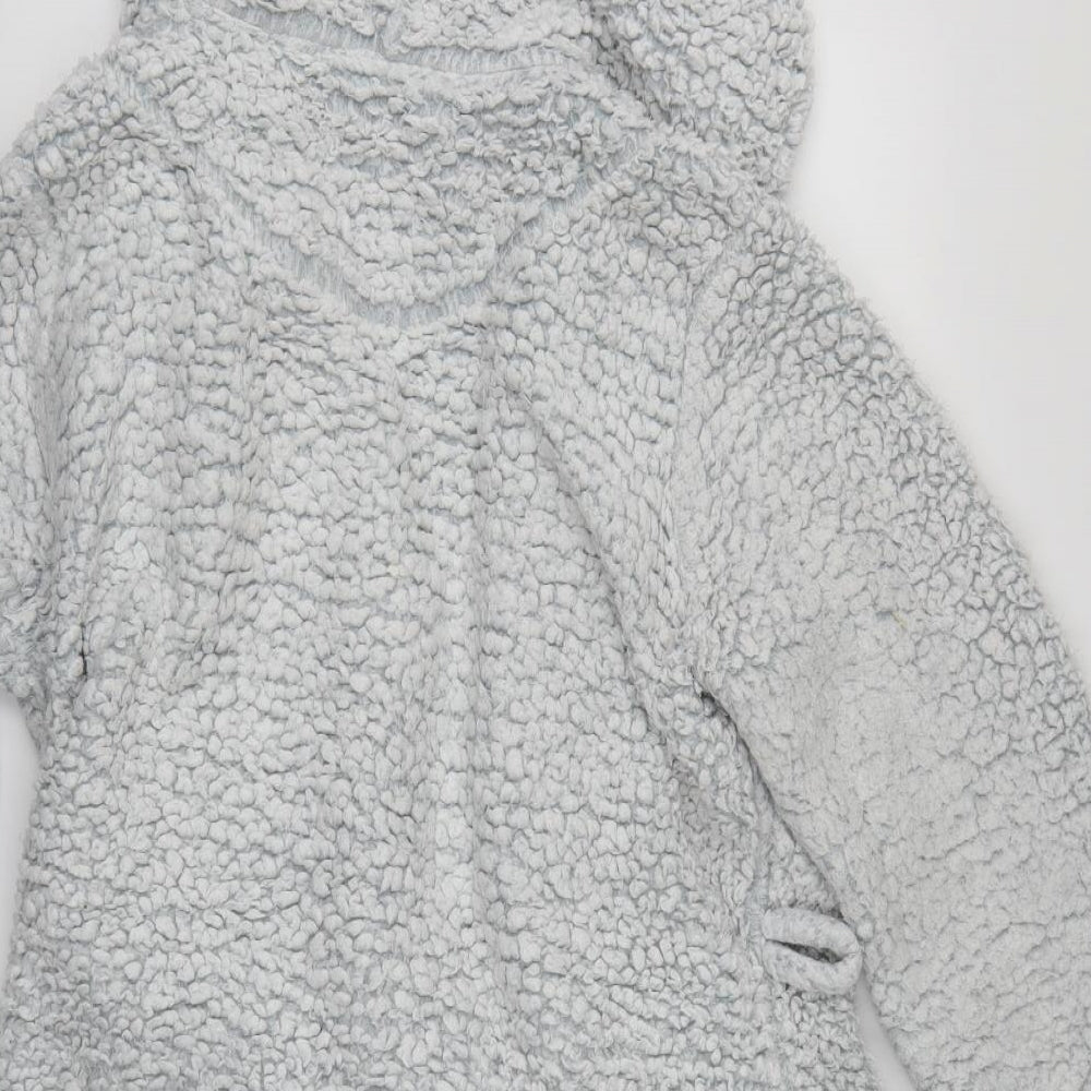foxbury Womens Grey Solid   Robe Size 16