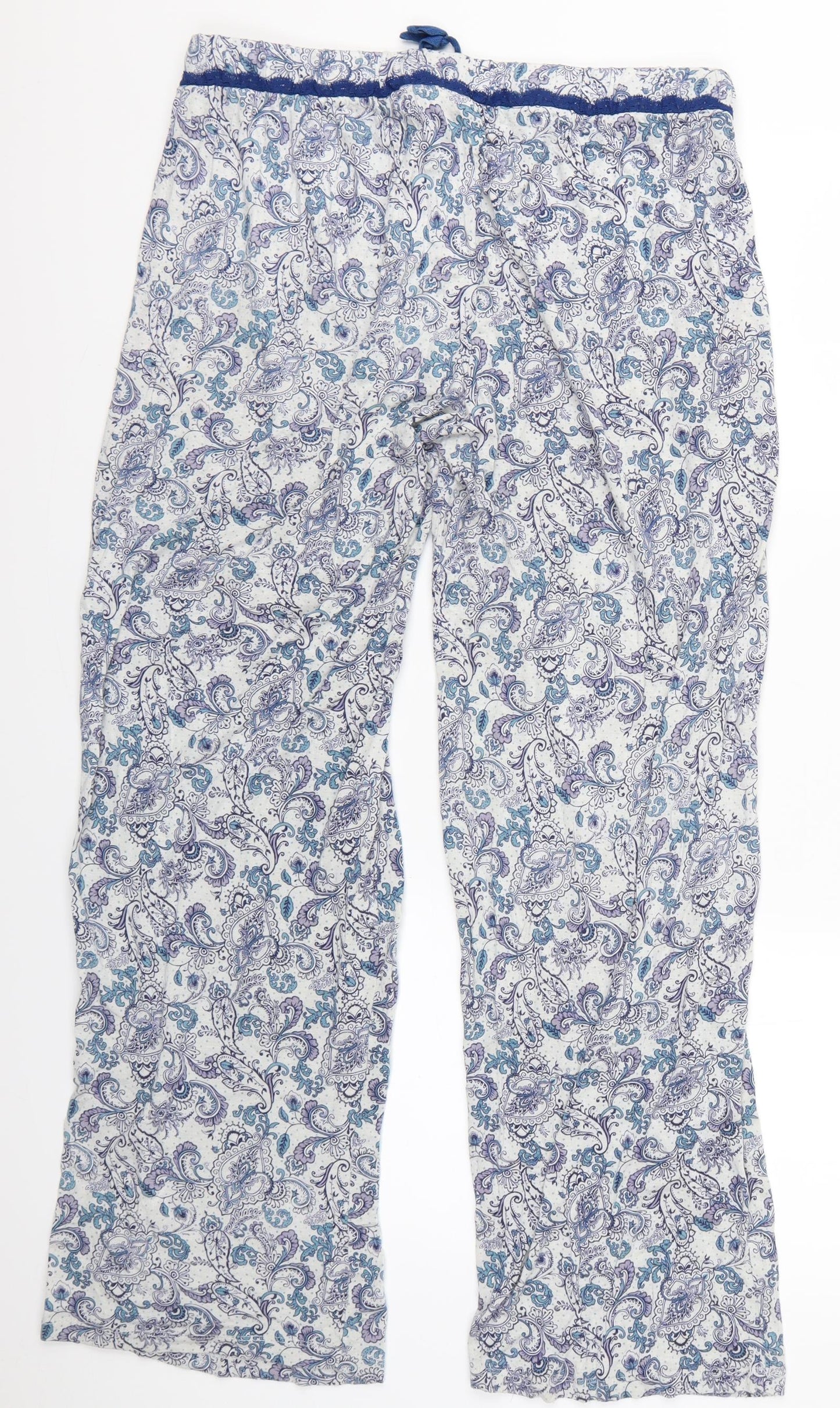 Marilyn Monroe Womens Blue Floral   Pyjama Pants Size L