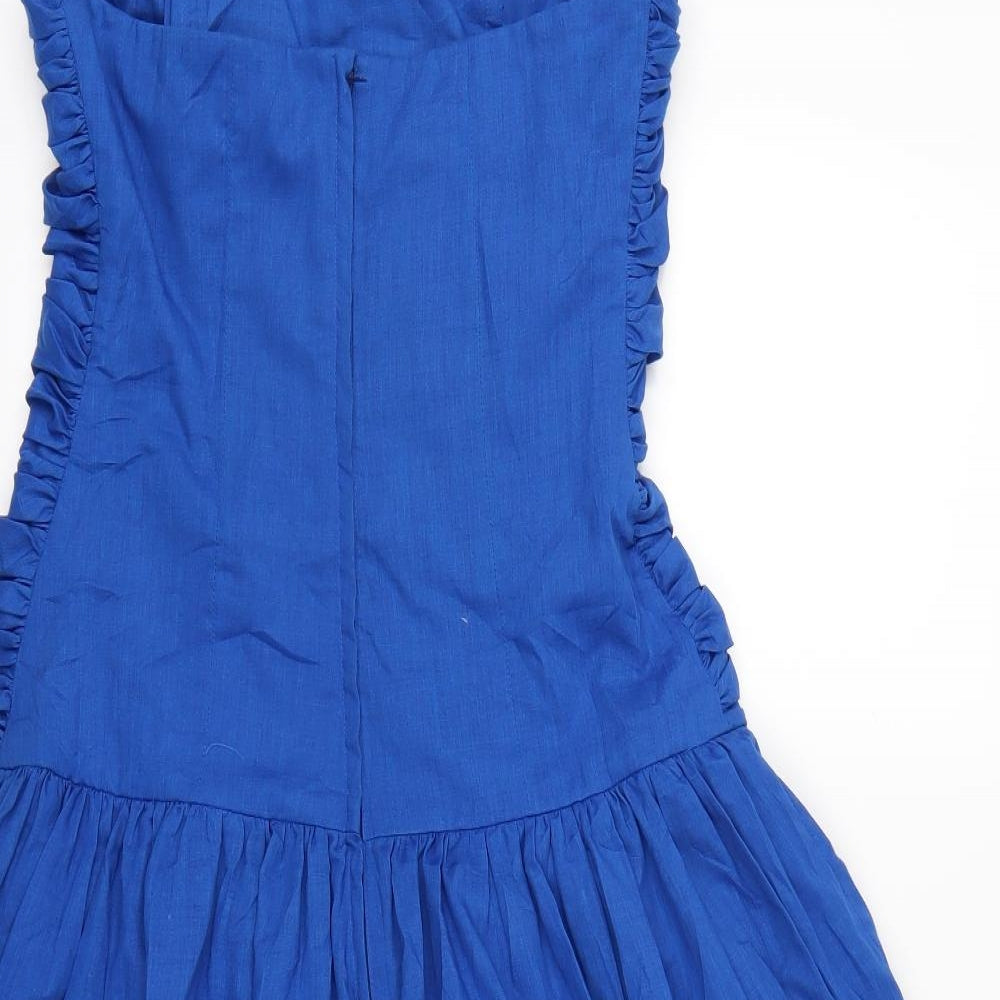 Preworn Womens Blue   Fit & Flare  Size 10