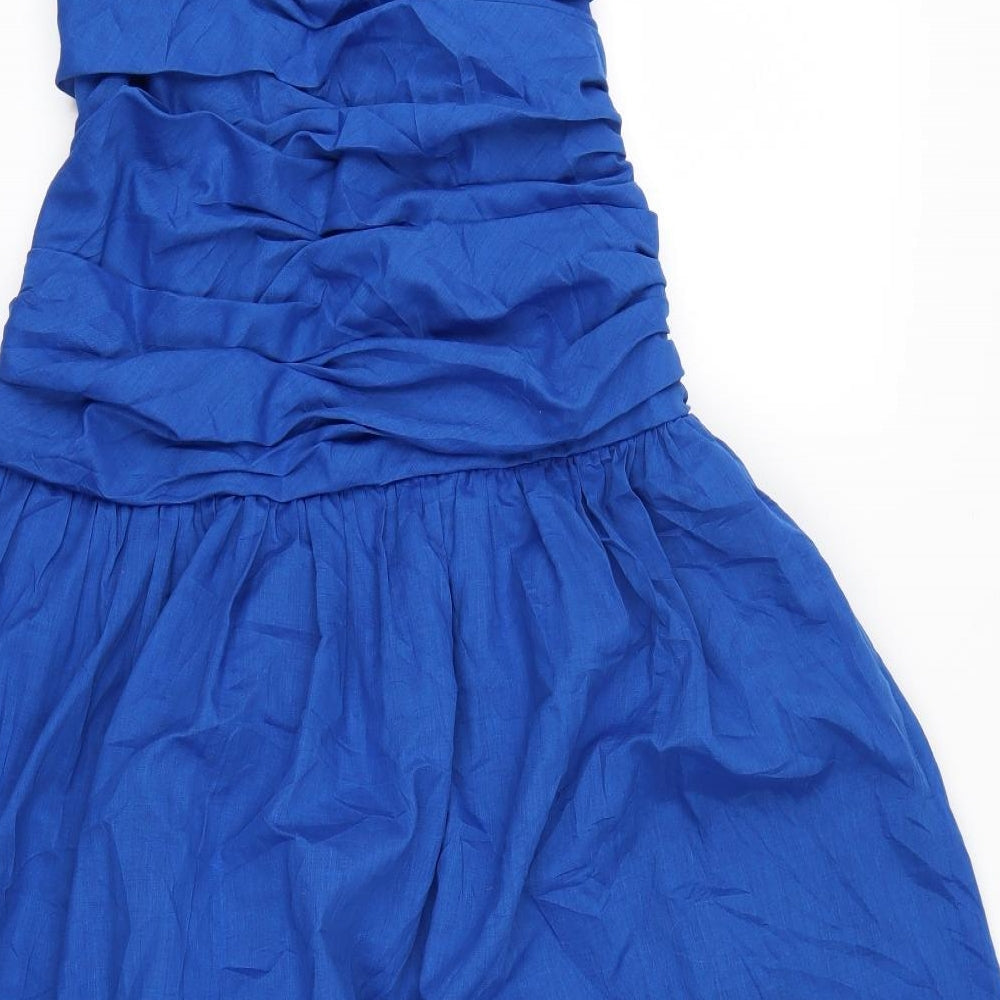 Preworn Womens Blue   Fit & Flare  Size 10