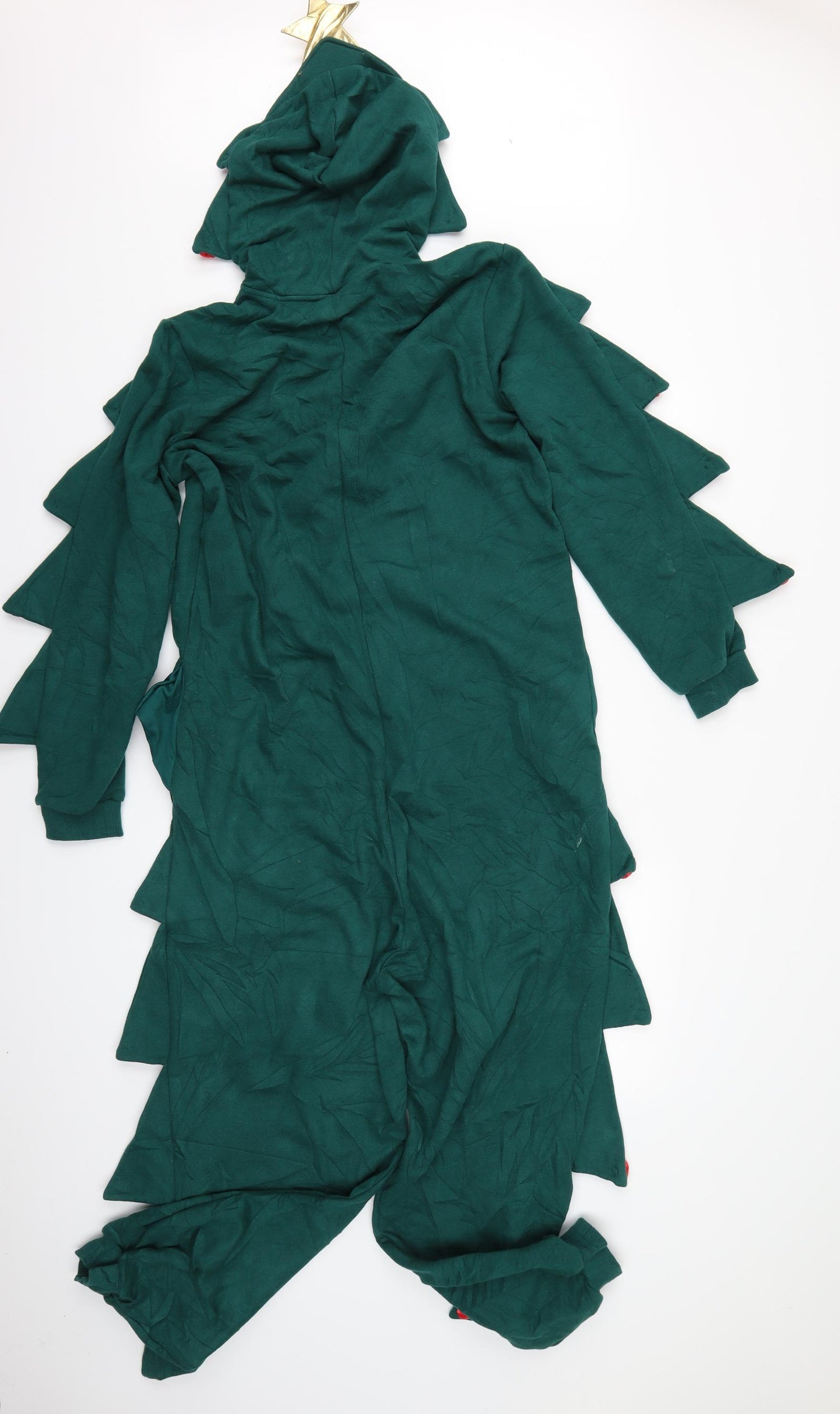 Divided Boys Green Solid   One Piece Size XS  - xmas christmas tree star
