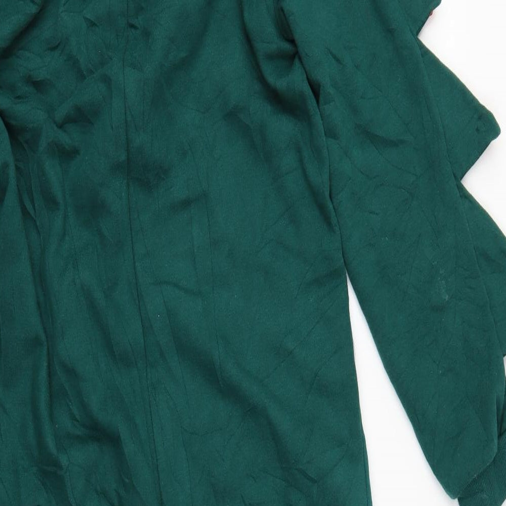 Divided Boys Green Solid   One Piece Size XS  - xmas christmas tree star
