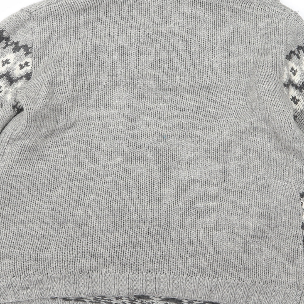 Preworn Womens Grey   Cardigan Jumper Size 16