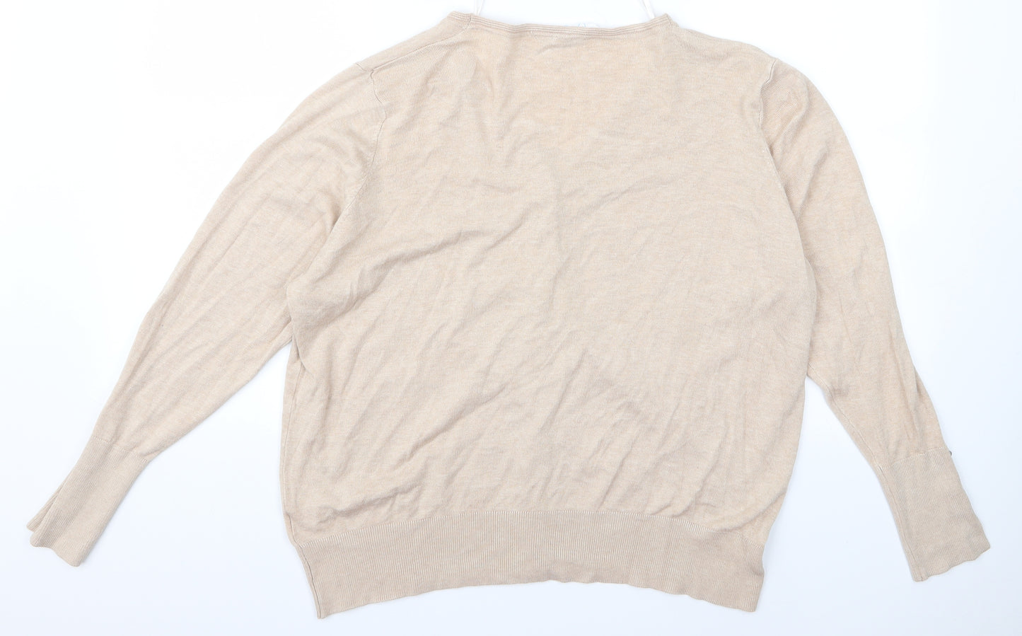 Primark Womens Beige   Cardigan Jumper Size 24