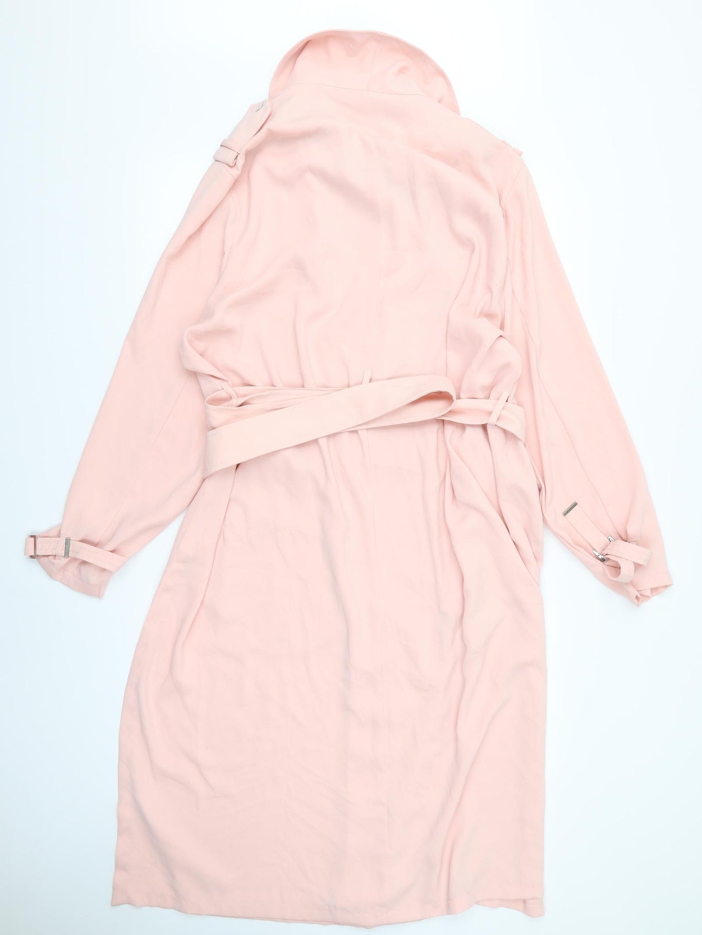 River Island Womens Pink   Overcoat Jacket Size 22