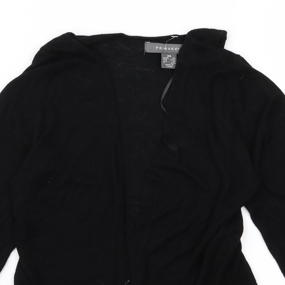 Primark Womens Black   Cardigan Jumper Size 2XS