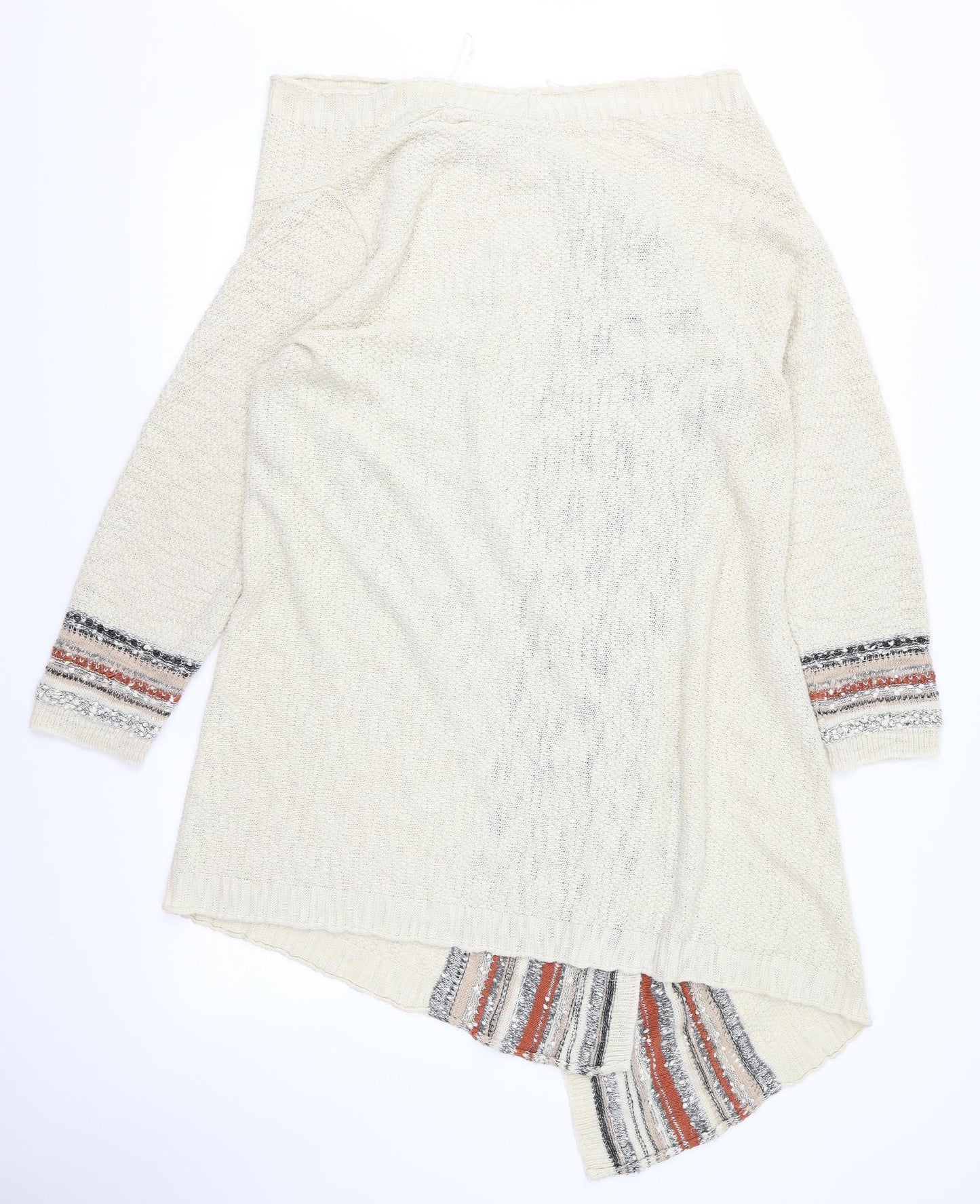 George Womens White   Cardigan Jumper Size 18