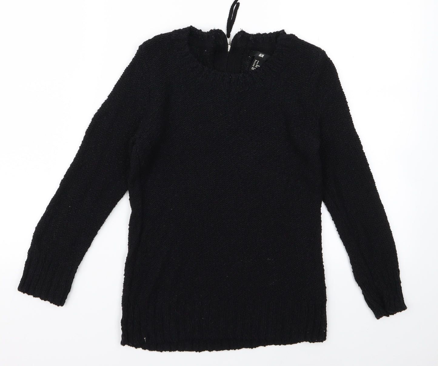 H&M Womens Black   Pullover Jumper Size XS