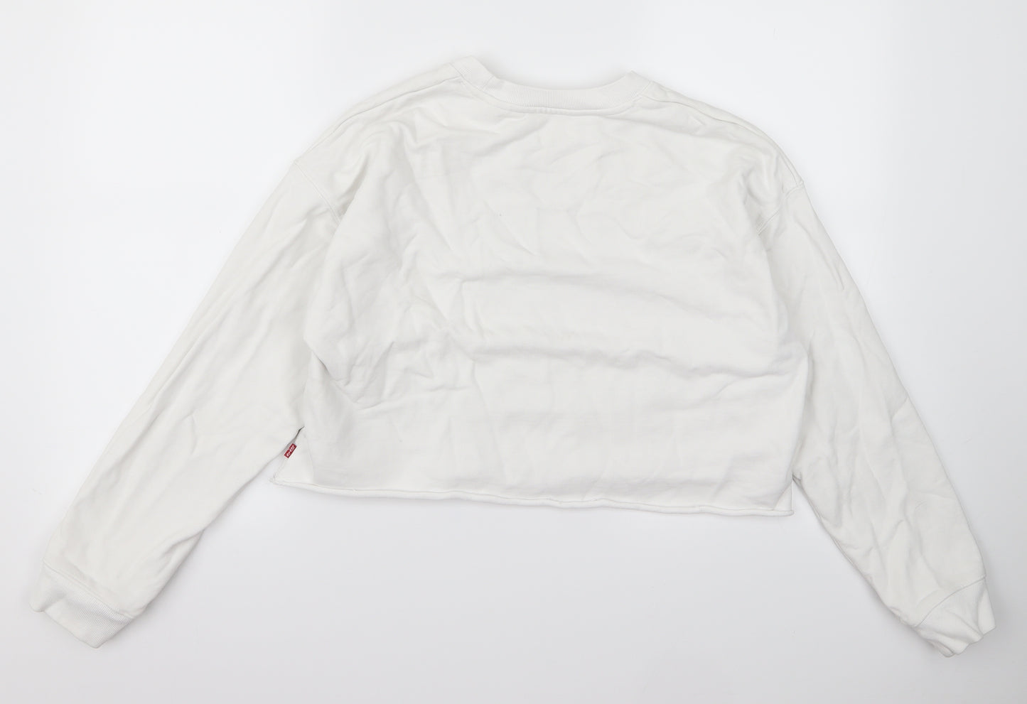 levis Womens White   Pullover Jumper Size M  - cropped