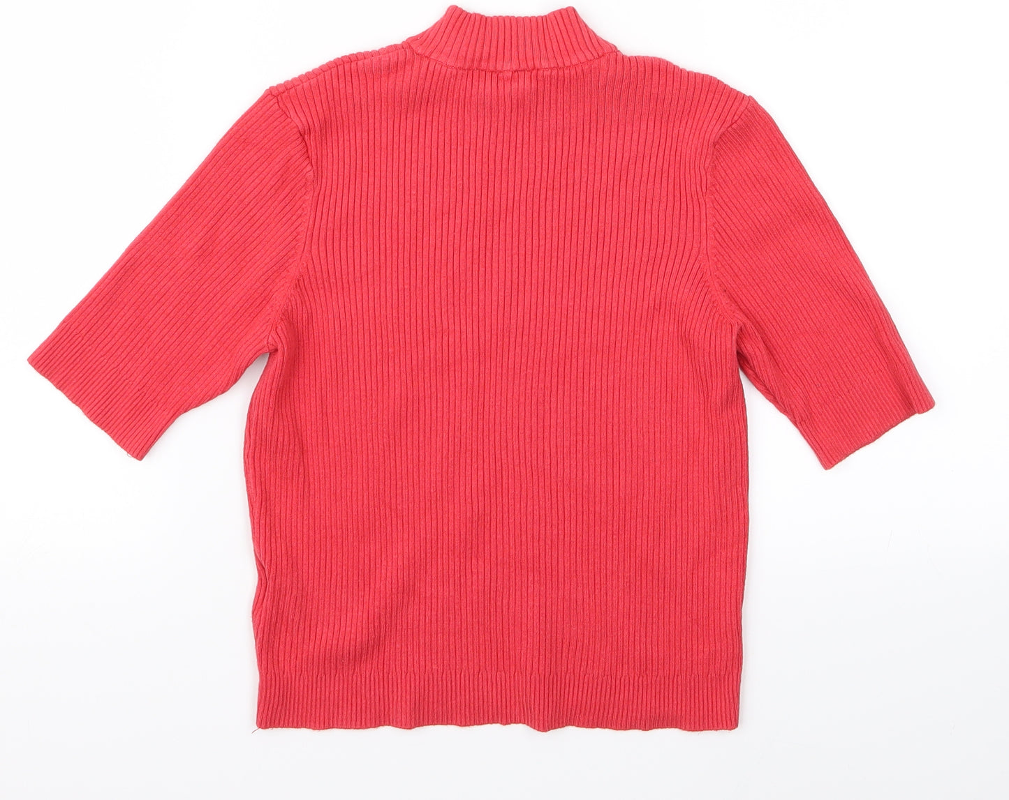 Divided Womens Red   Pullover Jumper Size M