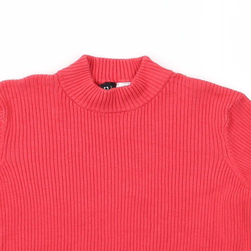 Divided Womens Red   Pullover Jumper Size M