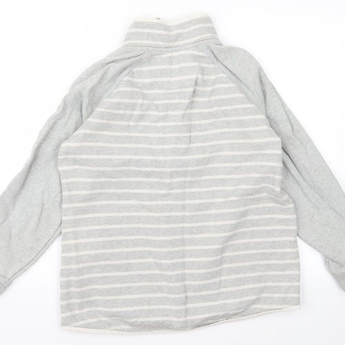 crew Womens Green Striped  Pullover Jumper Size 12
