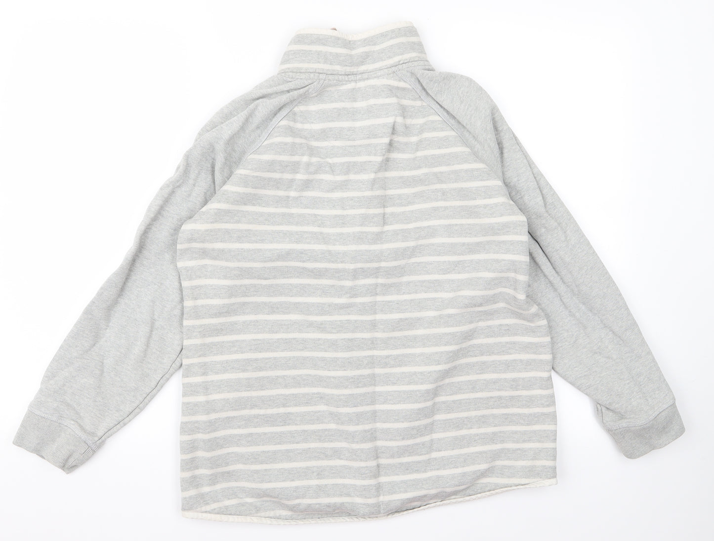 crew Womens Green Striped  Pullover Jumper Size 12