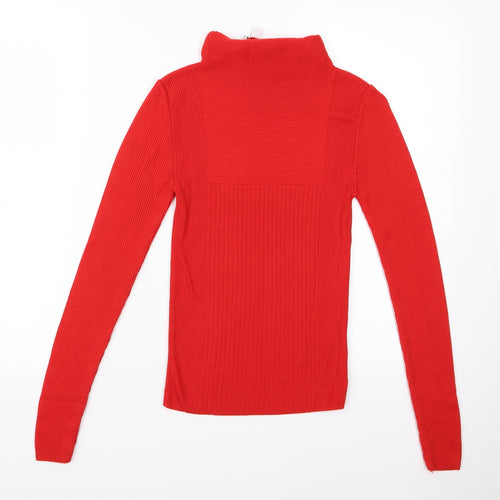 Topshop Womens Red   Pullover Jumper Size S