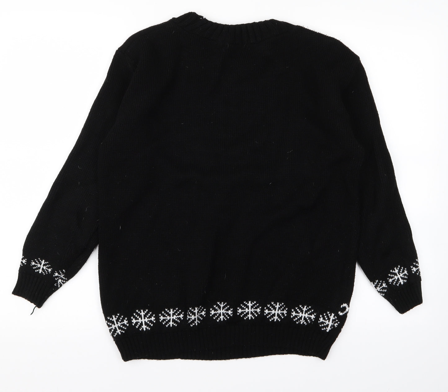 In the Style Womens Black   Pullover Jumper Size M