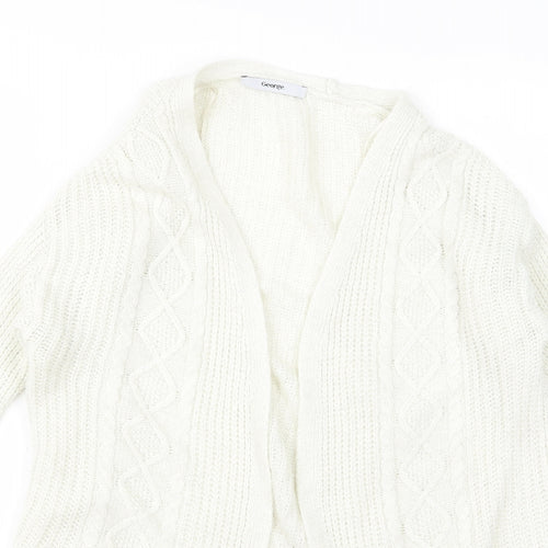 George Womens Beige   Cardigan Jumper Size 8