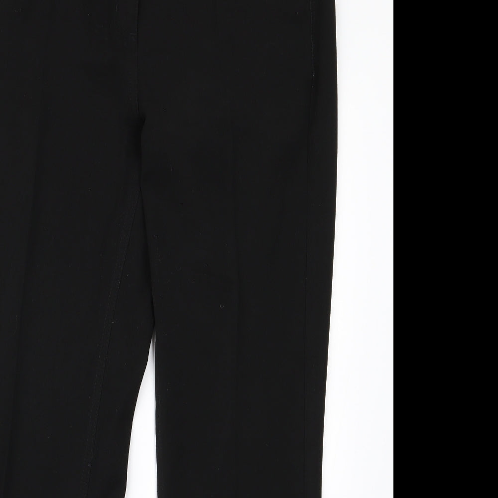 peruna Womens Black   Trousers  Size 12 L28 in