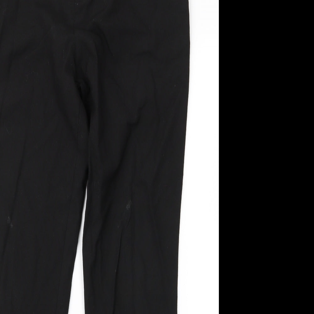 m&s Womens Black   Trousers  Size 30 L26 in