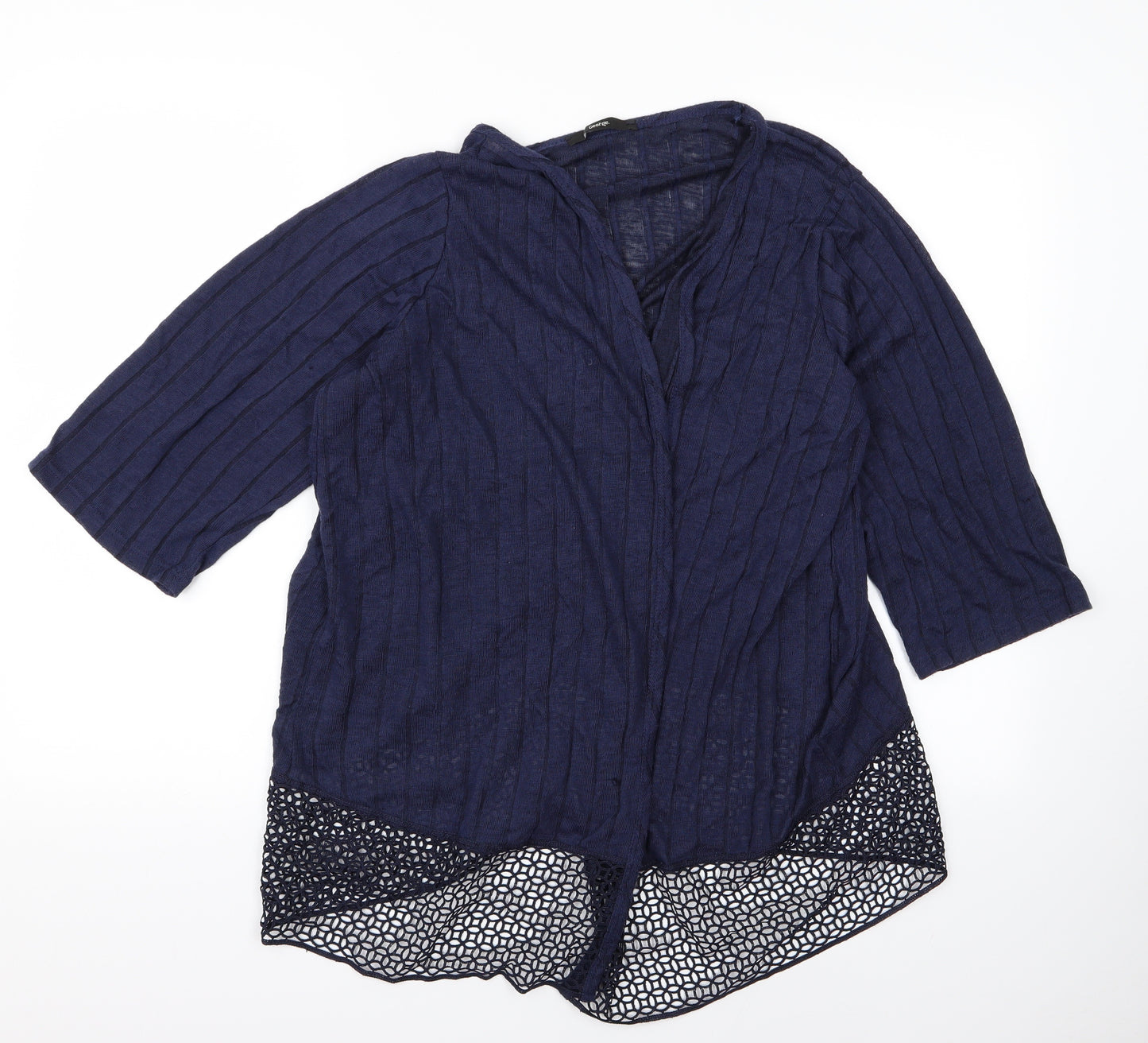 George Womens Blue   Cardigan Jumper Size 22