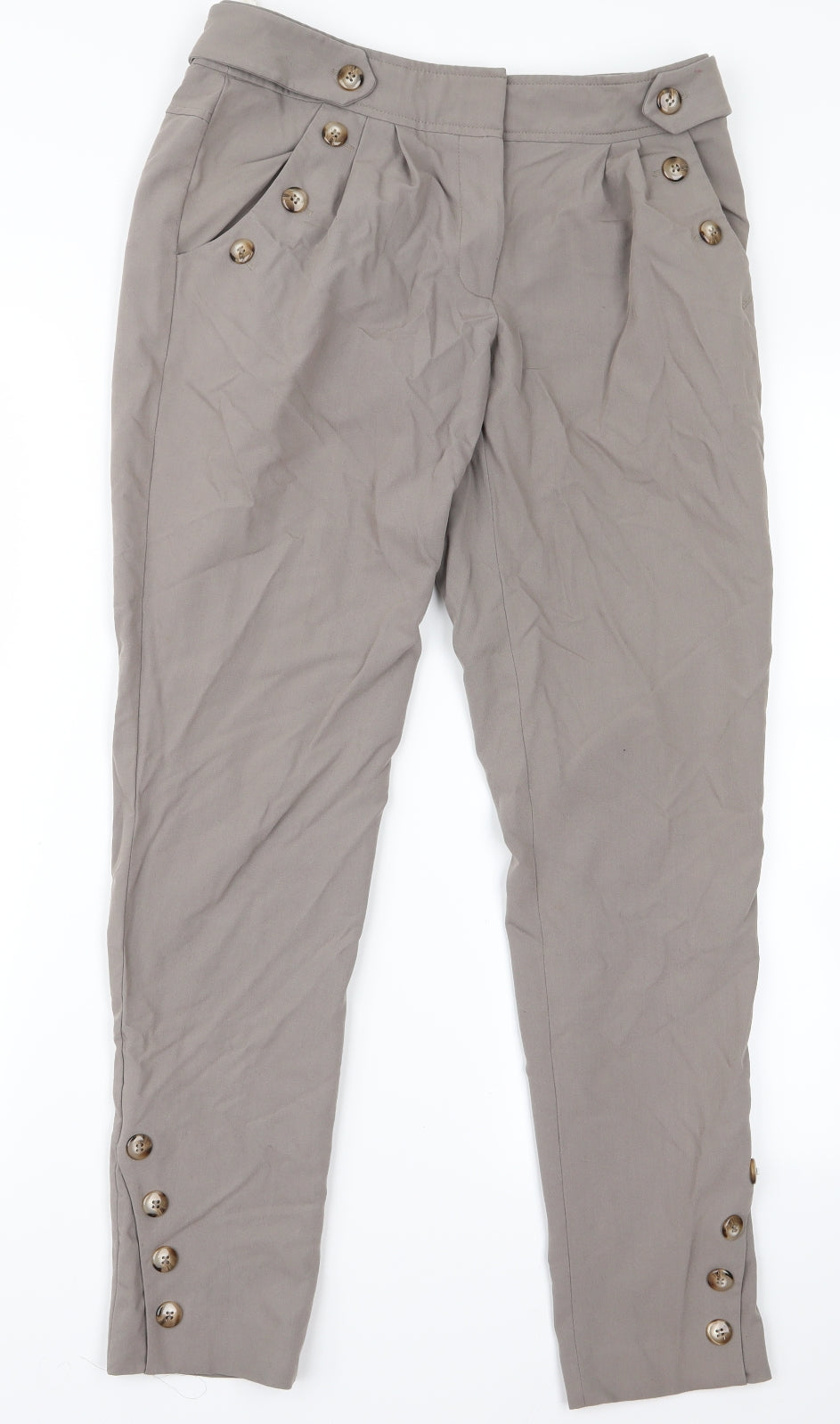 River Island Womens Beige   Trousers  Size 6 L28 in