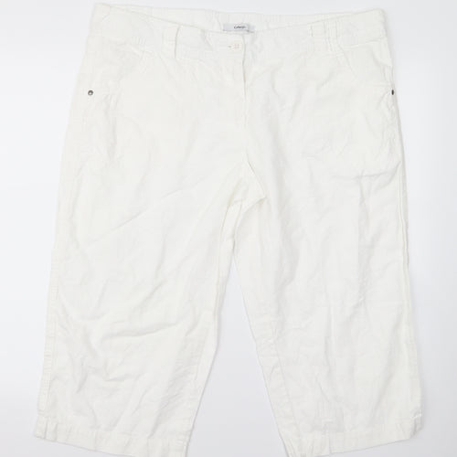 George Womens White   Trousers  Size 36 L21 in