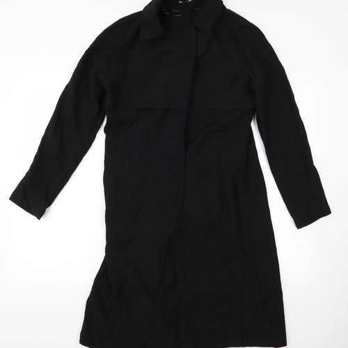 George Womens Black   Overcoat Jacket Size 8