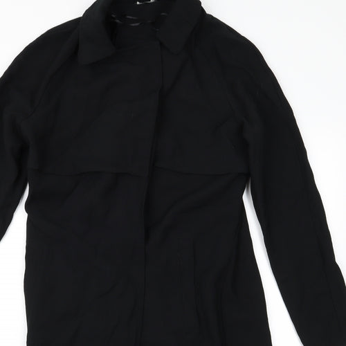 George Womens Black   Overcoat Jacket Size 8