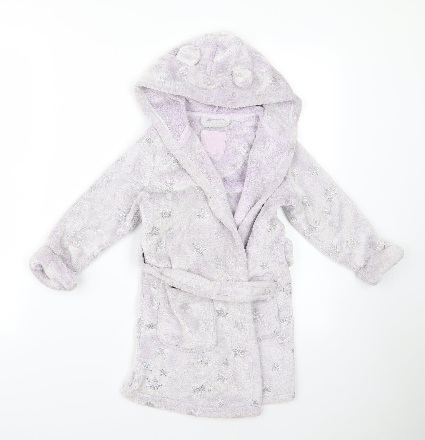 TU Girls Purple   Top Robe Size 3 Years