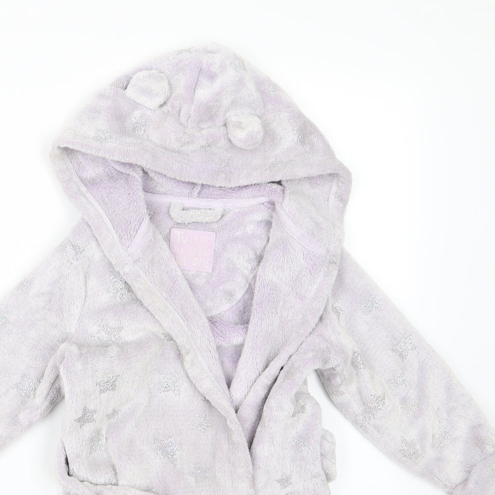 TU Girls Purple   Top Robe Size 3 Years