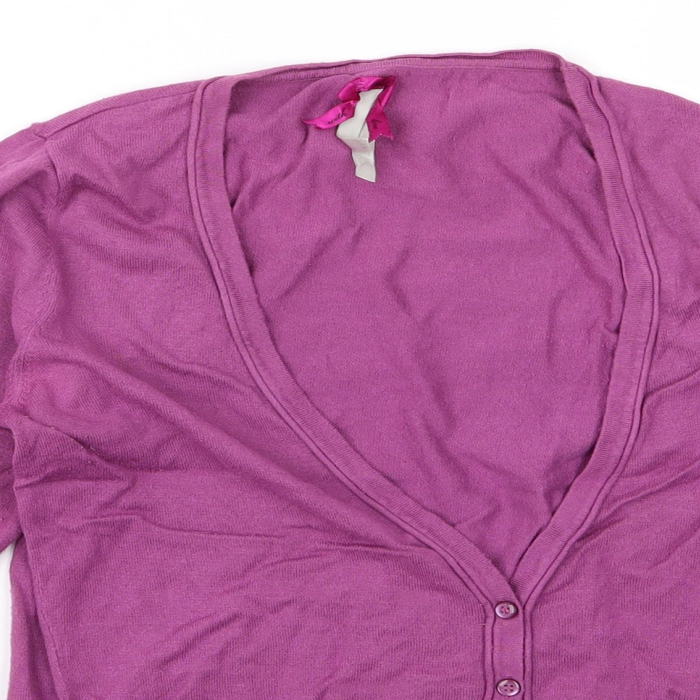 NEXT Womens Purple   Cardigan Jumper Size 12