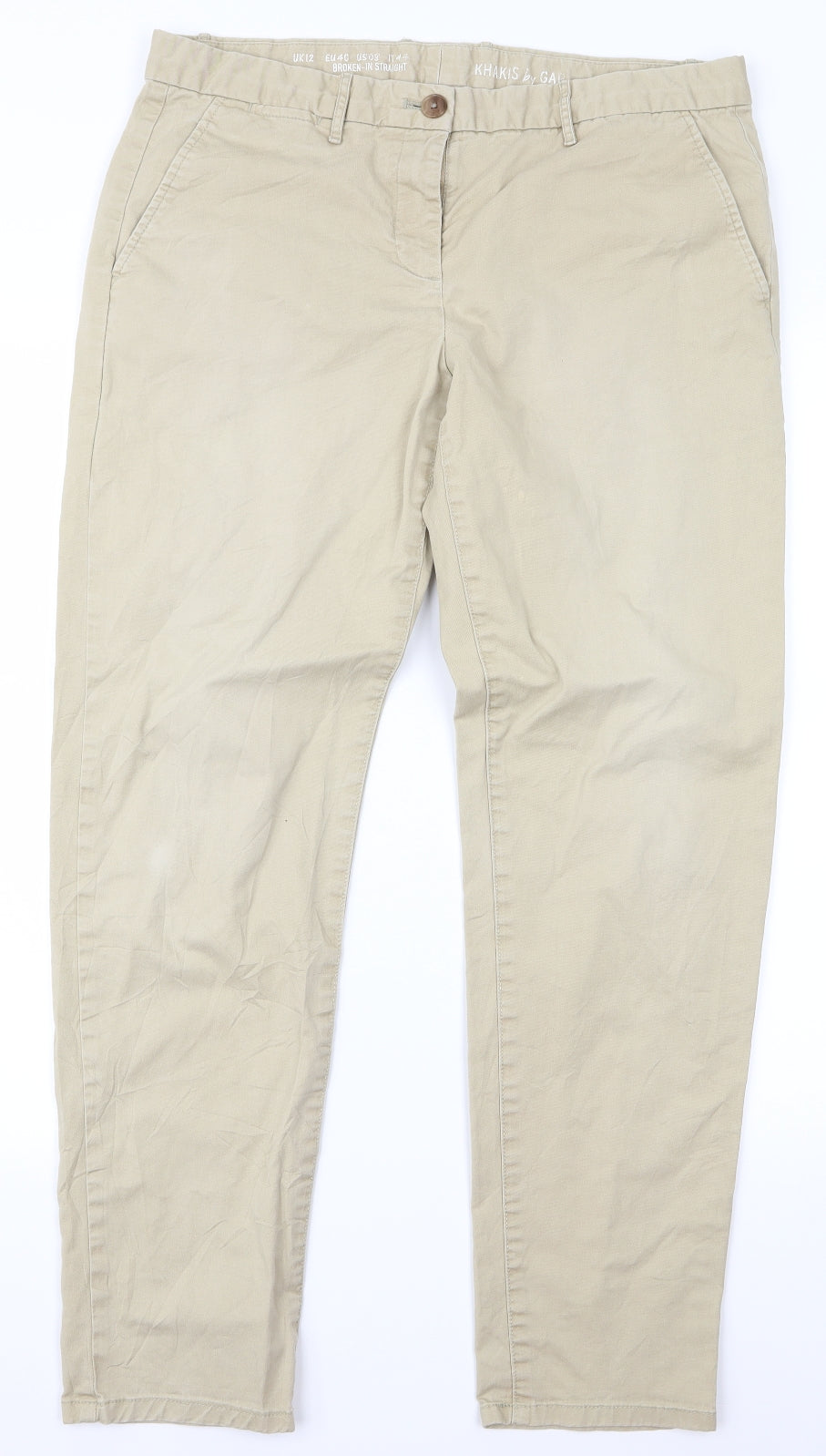 Gap Womens Beige   Trousers  Size 12 L25 in
