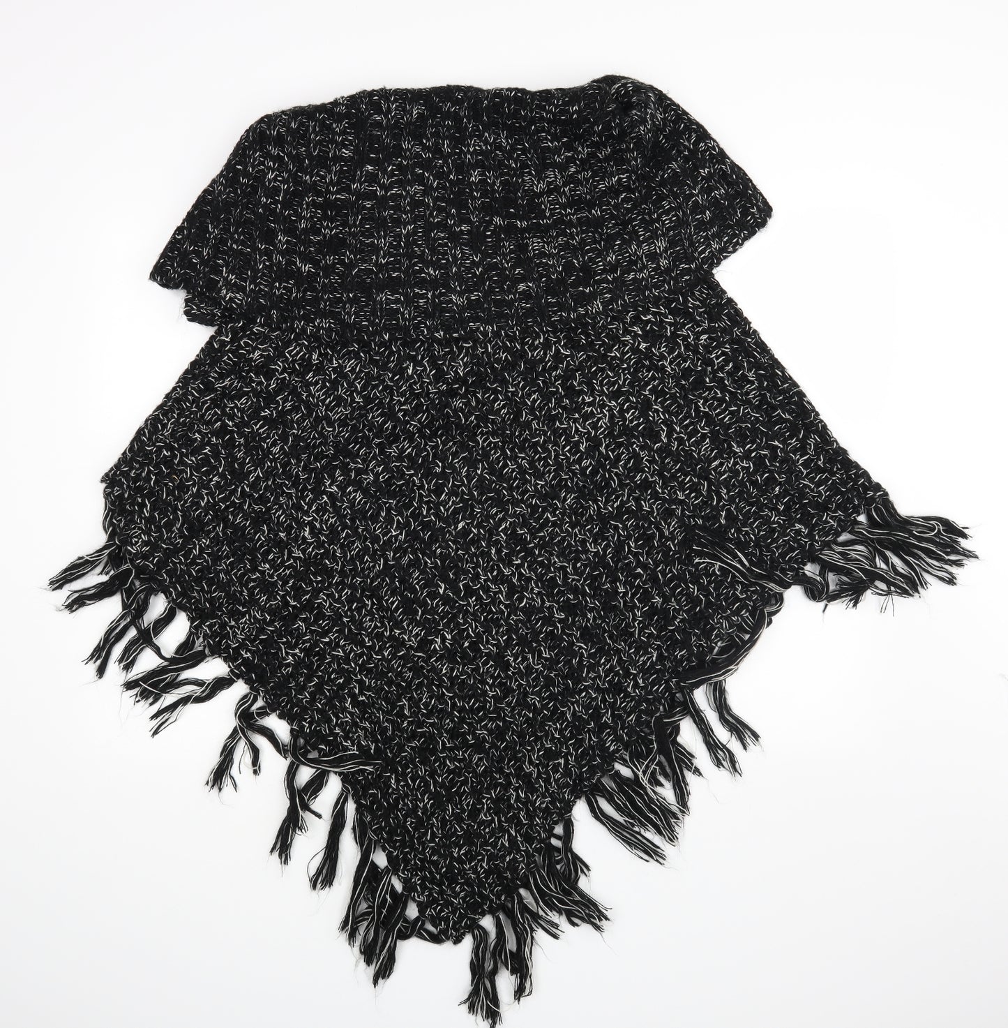 Peakocks Womens Black   Cape Jumper Size M